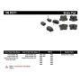 CENTRIC PARTS 106.05371 Posi Quiet Extended Wear Brake Pads with Shims and Hardware