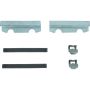 CENTRIC PARTS 106.05430 Posi Quiet Extended Wear Brake Pads with Shims and Hardware