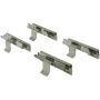 CENTRIC PARTS 106.05570 Posi Quiet Extended Wear Brake Pads with Shims and Hardware