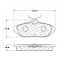 CENTRIC PARTS 106.05990 Posi Quiet Extended Wear Brake Pads with Shims and Hardware