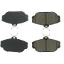CENTRIC PARTS 106.06010 Posi Quiet Extended Wear Brake Pads with Shims and Hardware