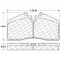 CENTRIC PARTS 106.06090 Posi Quiet Extended Wear Brake Pads with Shims