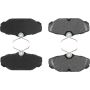 CENTRIC PARTS 106.06100 Posi Quiet Extended Wear Brake Pads with Shims and Hardware