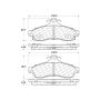 CENTRIC PARTS 106.06280 Posi Quiet Extended Wear Brake Pads with Shims and Hardware