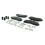 CENTRIC PARTS 106.06520 Posi Quiet Extended Wear Brake Pads with Shims and Hardware