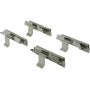 CENTRIC PARTS 106.06550 Posi Quiet Extended Wear Brake Pads with Shims and Hardware