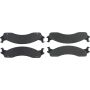 CENTRIC PARTS 106.06551 Posi Quiet Extended Wear Brake Pads with Shims and Hardware