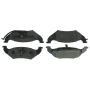 CENTRIC PARTS 106.06620 Posi Quiet Extended Wear Brake Pads with Shims and Hardware