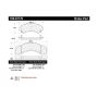 CENTRIC PARTS 106.07170 Posi Quiet Extended Wear Brake Pads with Shims