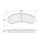 CENTRIC PARTS 106.07260 Posi Quiet Extended Wear Brake Pads with Shims and Hardware