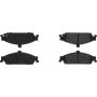 CENTRIC PARTS 106.07270 Posi Quiet Extended Wear Brake Pads with Shims and Hardware