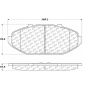 CENTRIC PARTS 106.07480 Posi Quiet Extended Wear Brake Pads with Shims and Hardware
