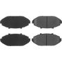 CENTRIC PARTS 106.07480 Posi Quiet Extended Wear Brake Pads with Shims and Hardware