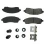 CENTRIC PARTS 106.07570 Posi Quiet Extended Wear Brake Pads with Shims and Hardware