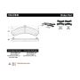 CENTRIC PARTS 106.07840 Posi Quiet Extended Wear Brake Pads with Shims and Hardware