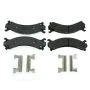 CENTRIC PARTS 106.07840 Posi Quiet Extended Wear Brake Pads with Shims and Hardware