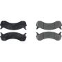 CENTRIC PARTS 106.07860 Posi Quiet Extended Wear Brake Pads with Shims and Hardware