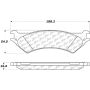 CENTRIC PARTS 106.08020 Posi Quiet Extended Wear Brake Pads with Shims and Hardware