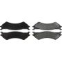 CENTRIC PARTS 106.08020 Posi Quiet Extended Wear Brake Pads with Shims and Hardware