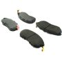 CENTRIC PARTS 106.08150 Posi Quiet Extended Wear Brake Pads with Shims and Hardware