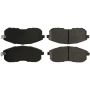 CENTRIC PARTS 106.08151 Posi Quiet Extended Wear Brake Pads with Shims and Hardware