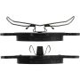 CENTRIC PARTS 106.08160 Posi Quiet Extended Wear Brake Pads with Shims and Hardware