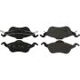 CENTRIC PARTS 106.08160 Posi Quiet Extended Wear Brake Pads with Shims and Hardware