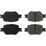 CENTRIC PARTS 106.08170 Posi Quiet Extended Wear Brake Pads with Shims and Hardware