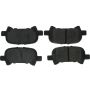 CENTRIC PARTS 106.08281 Posi Quiet Extended Wear Brake Pads with Shims and Hardware