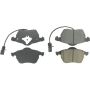 CENTRIC PARTS 106.08400 Posi Quiet Extended Wear Brake Pads with Shims and Hardware