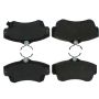 CENTRIC PARTS 106.08410 Posi Quiet Extended Wear Brake Pads with Shims and Hardware