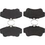 CENTRIC PARTS 106.08411 Posi Quiet Extended Wear Brake Pads with Shims and Hardware