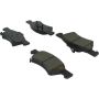 CENTRIC PARTS 106.08570 Posi Quiet Extended Wear Brake Pads with Shims and Hardware