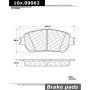 CENTRIC PARTS 106.09062 Posi Quiet Extended Wear Brake Pads with Shims and Hardware