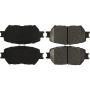 CENTRIC PARTS 106.09080 Posi Quiet Extended Wear Brake Pads with Shims and Hardware