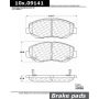 CENTRIC PARTS 106.09141 Posi Quiet Extended Wear Brake Pads with Shims and Hardware