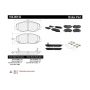 CENTRIC PARTS 106.09142 Posi Quiet Extended Wear Brake Pads with Shims and Hardware