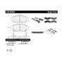 CENTRIC PARTS 106.09490 Posi Quiet Extended Wear Brake Pads with Shims