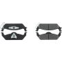 CENTRIC PARTS 106.09630 Posi Quiet Extended Wear Brake Pads with Shims and Hardware