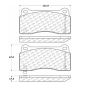 CENTRIC PARTS 106.09680 Posi Quiet Extended Wear Brake Pads with Shims and Hardware
