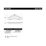 CENTRIC PARTS 106.10100 Posi Quiet Extended Wear Brake Pads with Shims and Hardware