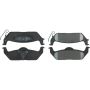 CENTRIC PARTS 106.10120 Posi Quiet Extended Wear Brake Pads with Shims and Hardware