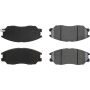 CENTRIC PARTS 106.10130 Posi Quiet Extended Wear Brake Pads with Shims and Hardware