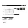 CENTRIC PARTS 106.10270 Posi Quiet Extended Wear Brake Pads with Shims