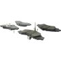 CENTRIC PARTS 106.10430 Posi Quiet Extended Wear Brake Pads with Shims and Hardware