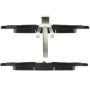 CENTRIC PARTS 106.10430 Posi Quiet Extended Wear Brake Pads with Shims and Hardware