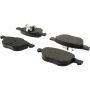 CENTRIC PARTS 106.10440 Posi Quiet Extended Wear Brake Pads with Shims and Hardware