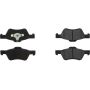 CENTRIC PARTS 106.10470 Posi Quiet Extended Wear Brake Pads with Shims and Hardware