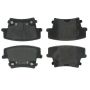 CENTRIC PARTS 106.10571 Posi Quiet Extended Wear Brake Pads with Shims and Hardware