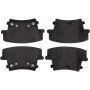CENTRIC PARTS 106.10572 Posi Quiet Extended Wear Brake Pads with Shims and Hardware